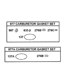 B&S Kits & Gasket Sets (Part 2) parts for Mtd Pro Z-Force 53AB555M195 from AppliancePartsPros.com