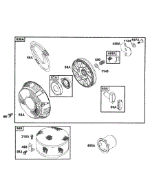 B&S Rewind Starter Assembly (Part 2) parts for Mtd Pro Z-Force 53AB555M195 from AppliancePartsPros.com