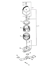 Kohler Engine Air Intake & Filtration parts for Mtd Pro Z-Force 53AB5B8J195 from AppliancePartsPros.com
