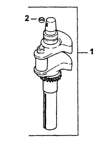 Kohler Engine Crankshaft parts for Mtd Pro Z-Force 53AB5B8J195 from AppliancePartsPros.com