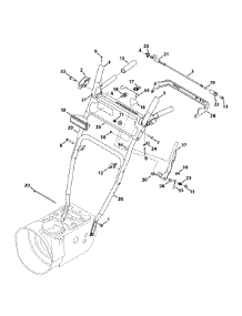Handle Panel parts for Mtd Pro Snow Thrower 31AH64FG795 / 2014 from AppliancePartsPros.com