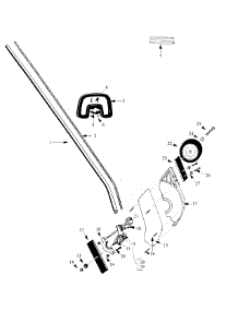 Handle, Shaft & Guard parts for Mtd Pro Landscape Maintenance 59AA402-195 from AppliancePartsPros.com