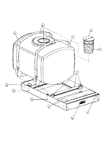 200 Gallon, Gasoline Powered Polyethylene Tank Sprayer parts for Mtd Pro Landscape Maintenance 56A-735-195 from AppliancePartsPros.com