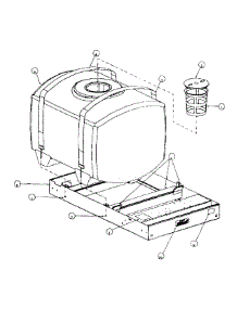 200 Gallon, Gasoline Powered Polyethylene Tank Sprayer parts for Mtd Pro Landscape Maintenance 56A-735E195 from AppliancePartsPros.com
