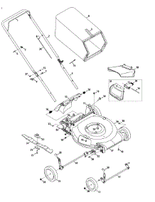 General Assembly parts for Murray Push Walk-Behind Mower 11A-A2BA758 / 2015 from AppliancePartsPros.com