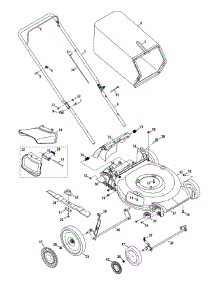 General Assembly parts for Murray Push Walk-Behind Mower 11A-B24Z758 / 2014 from AppliancePartsPros.com