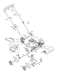 General Assembly parts for Murray Self-Propelled Walk-Behind Mower 12A-A03Z758 / 2015 from AppliancePartsPros.com