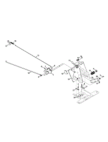 Pedal Controls parts for Murray Lawn Tractor 13AC26JD058 / 2015 from AppliancePartsPros.com