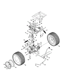 Drive System parts for Murray Lawn Tractor 13B326JC758 / 2015 from AppliancePartsPros.com