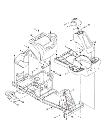 Frame & Fender parts for Murray Lawn Tractor 13B326JC758 / 2015 from AppliancePartsPros.com