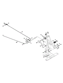 Pedal Controls parts for Murray Lawn Tractor 13B326JC758 / 2015 from AppliancePartsPros.com