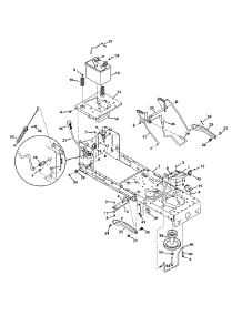 Frame & Pto Lift parts for Murray Lawn Tractor 13AC76LF058 / 2013 from AppliancePartsPros.com