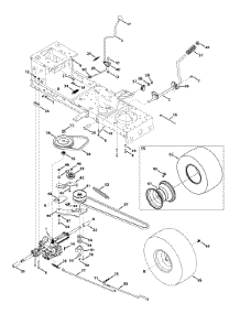 Transmission parts for Murray Lawn Tractor 13AC76LF058 / 2013 from AppliancePartsPros.com