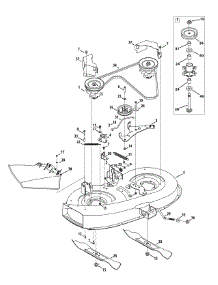 Mower Deck 38-Inch parts for Murray Lawn Tractor 13AC76LF058 / 2012 from AppliancePartsPros.com