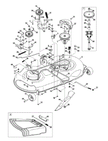 Mower Deck 46-Inch parts for Murray Lawn Tractor 13AO785T058 / 2012 from AppliancePartsPros.com