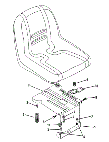 Seat Adjustment parts for Murray Z-Series MZ2142 / 2012 from AppliancePartsPros.com