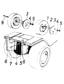Grass Collector Mounting Kit parts for Oem-Attachments Ope 190-064-000 / 1992 from AppliancePartsPros.com