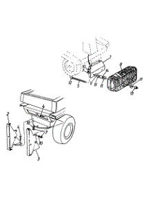 Twin Bag Grass Collector parts for Oem-Attachments Ope 190-073-000 / 1994 from AppliancePartsPros.com
