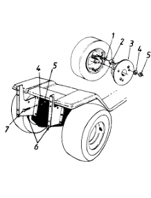 Grass Collector Mounting Kit, Twin Bag parts for Oem-Attachments Ope 190-084-000 / 1990 from AppliancePartsPros.com