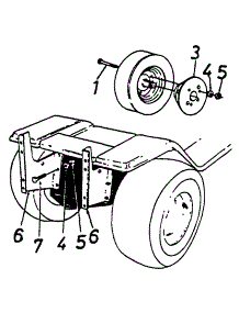 Grass Collector Mounting Kit parts for Oem-Attachments Ope 190-084-000 / 1996 from AppliancePartsPros.com