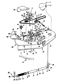 Mowing Deck With Star Blades parts for Oem-Attachments Ope 190-993-000 / 1997 from AppliancePartsPros.com