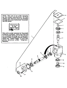Right Angle Drive Box parts for Oem-Attachments Ope 190-993-000 / 50" MOWING DECK 1992 from AppliancePartsPros.com