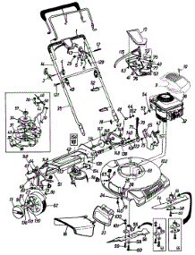 Handle, Wheel Ass'y And Deck Ass'y parts for Oem-Attachments Ope 12A-149D190 / 1997 from AppliancePartsPros.com