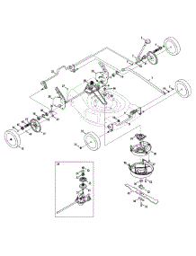Drive Assembly parts for Platinum Self-Propelled Walk-Behind Mower 12AI832Q724 / 2009 from AppliancePartsPros.com