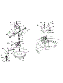 Transmission Complete parts for Power Kraft Self-Propelled Walk-Behind Mower 125-828R088 / 1995 from AppliancePartsPros.com