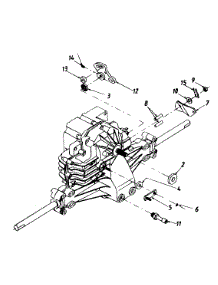 Transmission Complete parts for Power Kraft Lawn Tractor 136Q690G088 / 1996 from AppliancePartsPros.com