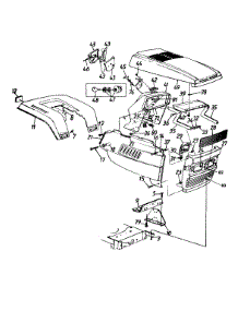 Hood Style 9 parts for Power Kraft Lawn Tractor TMO-3600007 / 1996 from AppliancePartsPros.com