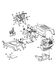 Dash And Throttle Control Assembly parts for Power Pro Garden Tractor 14AS840H120 / 1997 from AppliancePartsPros.com