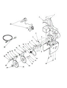 Engine And V-Belts parts for Power Pro Snow Thrower 31AE640E120 / 1999 from AppliancePartsPros.com
