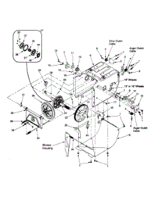 Frame Assembly parts for Power Pro Snow Thrower 31AE640E120 / 1999 from AppliancePartsPros.com