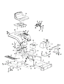 Seat And Blade Brake Assembly parts for Ranch King Lawn Tractor 132-720G205 / 1992 from AppliancePartsPros.com