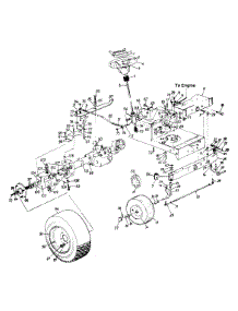 Steering Wheel And Wheel Flange Assembly parts for Ranch King Lawn Tractor 132-790G205 / 1992 from AppliancePartsPros.com