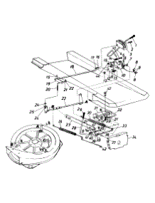 Deck Lift & Hanger Assembly parts for Ranch King Lawn Tractor 134B560B205 / 1994 from AppliancePartsPros.com