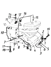 Muffler / Engine Shields parts for Ranch King Lawn Tractor 135M699G205 / 1995 from AppliancePartsPros.com