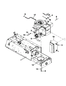 Engine, External /  Muffler parts for Ranch King Lawn Tractor 135R619G205 / 1995 from AppliancePartsPros.com