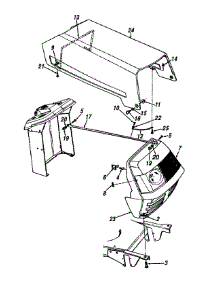 Hood (Style 1) parts for Ranch King Lawn Tractor 13AH451F205 / 1998 from AppliancePartsPros.com
