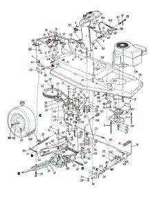 Wheels, Rear / Drive / Frame Assembly parts for Ranch King Lawn Tractor 13AH451F205 / 1998 from AppliancePartsPros.com