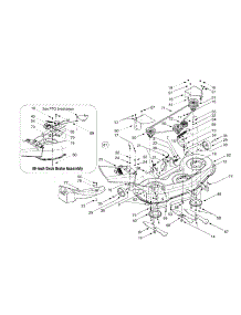 Deck Assembly "H" parts for Ranch King Lawn Tractor 13AI618H205 / 2000 from AppliancePartsPros.com