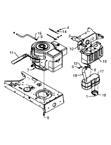 Engine Accessories (Briggs & Stratton Overhead Valve) parts for Ranch King Lawn Tractor 13AN698G205 / 2001 from AppliancePartsPros.com