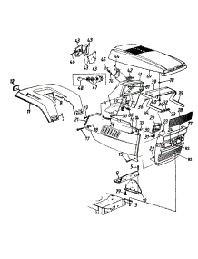 Hood Style 9 parts for Ranch King Lawn Tractor 13AQ699H205 / 1997 from AppliancePartsPros.com