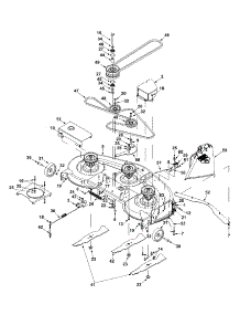 Deck Assembly "H" parts for Ranch King Lawn Tractor 13AS678H205 / 2002 from AppliancePartsPros.com