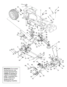 Drive parts for Ranch King Lawn Tractor 13AX611H705 / 2005 from AppliancePartsPros.com