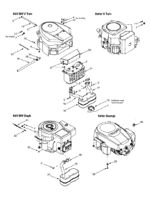 Engine Accessories parts for Ranch King Lawn Tractor 13AX611H705 / 2005 from AppliancePartsPros.com