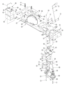 Pto Manual parts for Ranch King Lawn Tractor 13AX611H705 / 2005 from AppliancePartsPros.com
