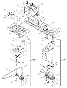 Pto Electric, Battery, Frame parts for Ranch King Lawn Tractor 13BI618H205 / 2002 from AppliancePartsPros.com