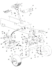Steering Assembly parts for Ranch King Garden Tractor 143-995-205 / 1993 from AppliancePartsPros.com
